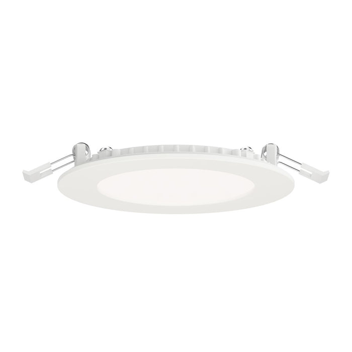 Maxim Lighting Slim 1 Light 5" Flush Mount/3000K, White/White