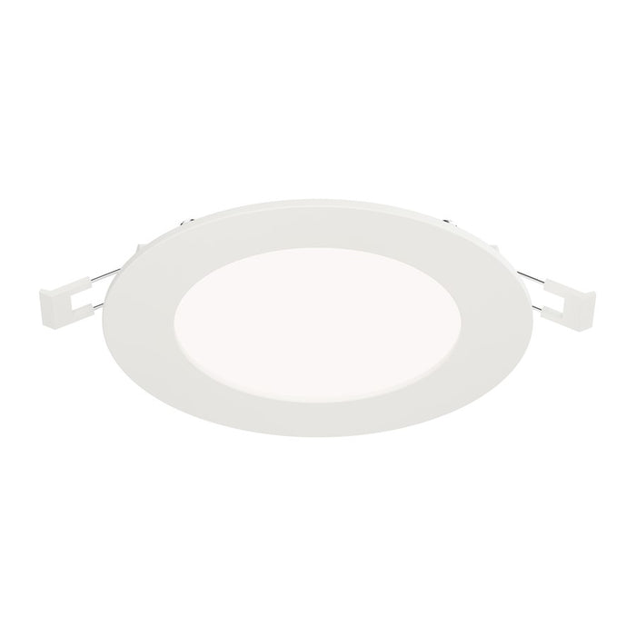 Maxim Lighting Slim 1 Light 5" Flush Mount/5CCT, White/White