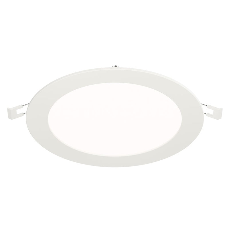 Maxim Lighting Slim 1 Light 7" Flush Mount/5CCT, White/White