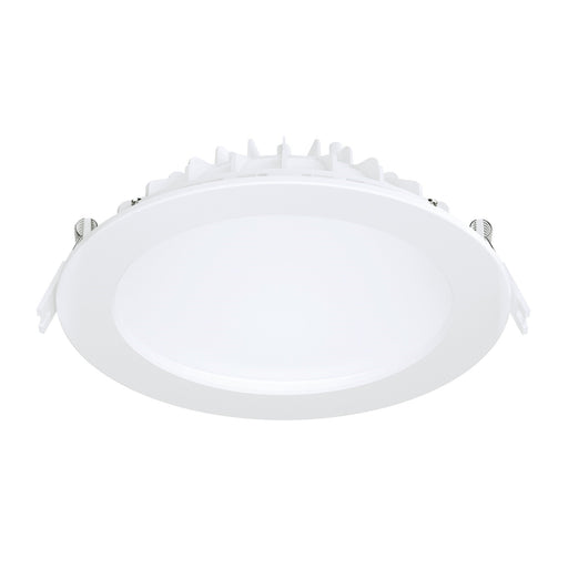 Maxim Lighting Cove 6in 1-Light Recessed Downlight | Modern White Aluminum and Steel | Kitchen & Bathroom Ceiling Light | Model 67797WT