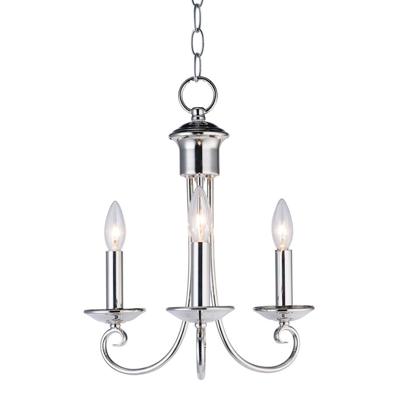 Maxim Lighting Loft-Mini Chandelier, Polished Nickel