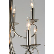 Maxim Lighting Loft-Multi-Tier Chandelier, Polished Nickel