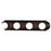 Maxim Lighting Essentials 4 Light Racetrack Bath Vanity Light, Bronze