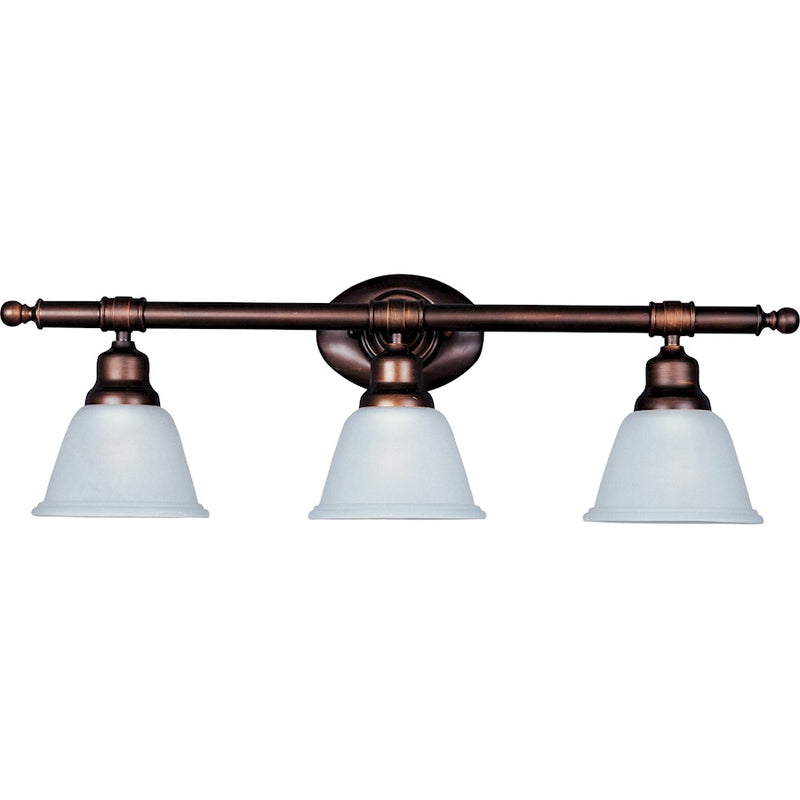 Maxim Essentials 3-Light Bath Vanity Oil Rubbed Bronze