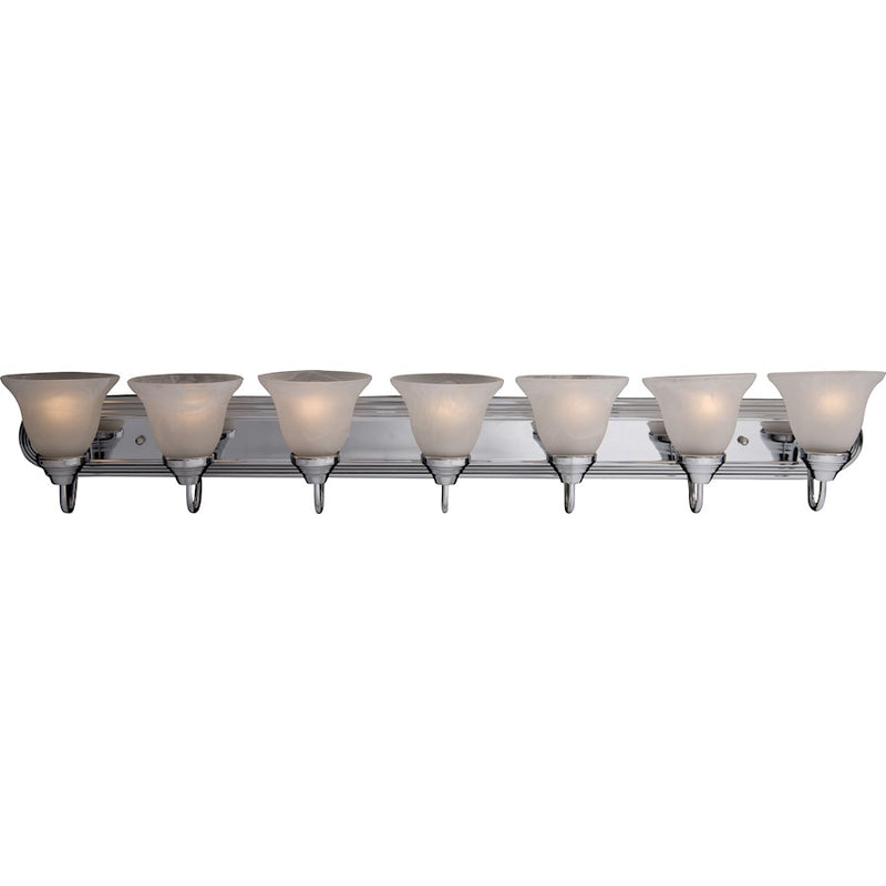 Maxim Essentials 7-Light Bath Vanity Polished Chrome