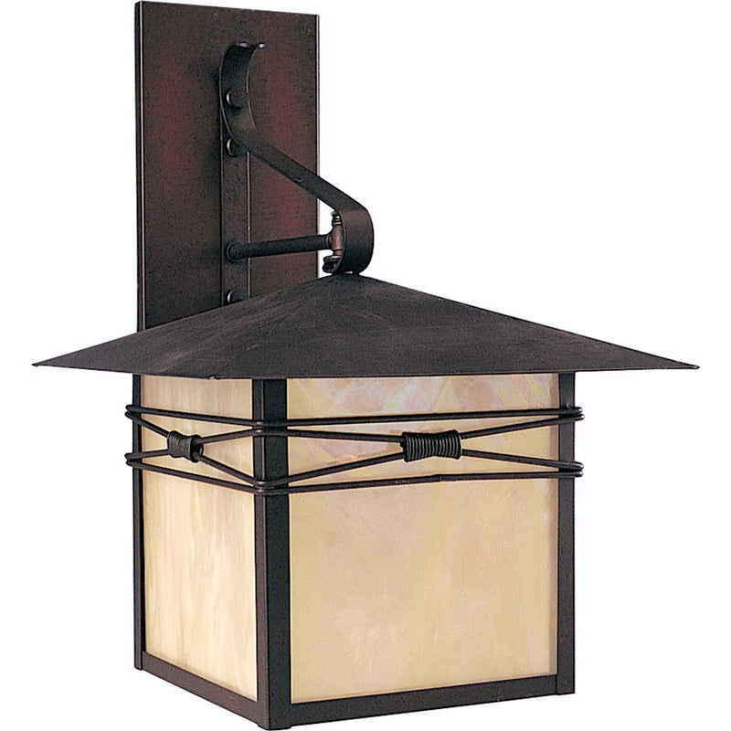 Maxim Taliesin 1-Light Outdoor Wall Lantern Burnished