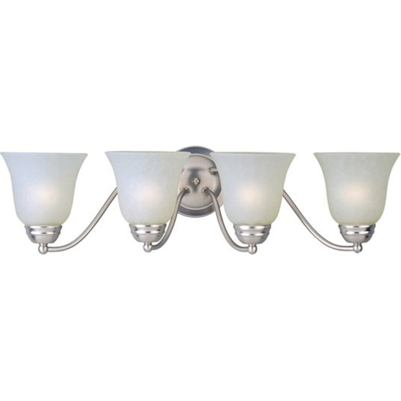 Maxim Lighting Basix EE 4-Light Bath Vanity Satin Nickel