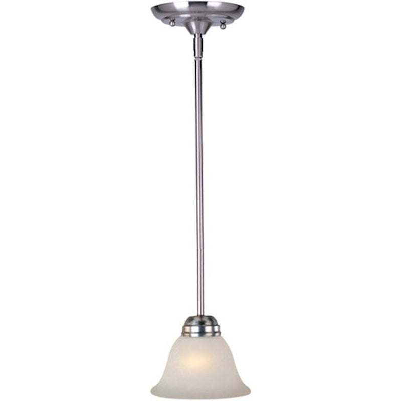 Maxim Lighting Basix EE 1-Light Mini Pendant Satin Nickel