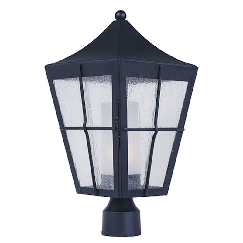 Maxim Revere 1-Light Outdoor Post, Black