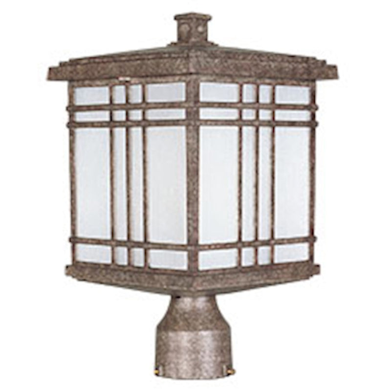 Maxim Sienna EE 1-Light Medium Outdoor Post, Earth Tone