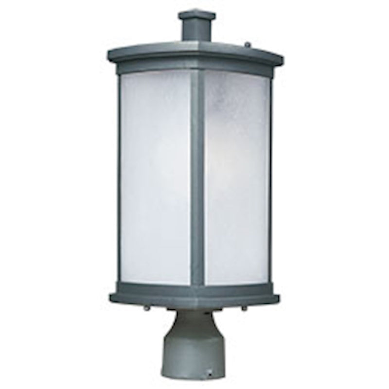 Maxim Terrace EE 1-Light Medium Outdoor Post, Platinum