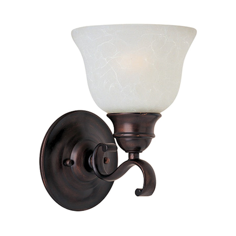 Maxim Linda EE 1-Light Wall Light Sconce, Oil Rubbed Bronze