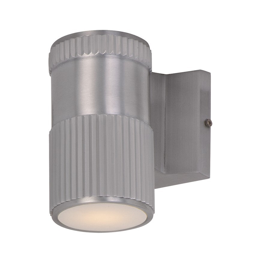 Maxim Lighting Lightray LED 1 Light Outdoor Sconce, Brushed Aluminum - 86122AL