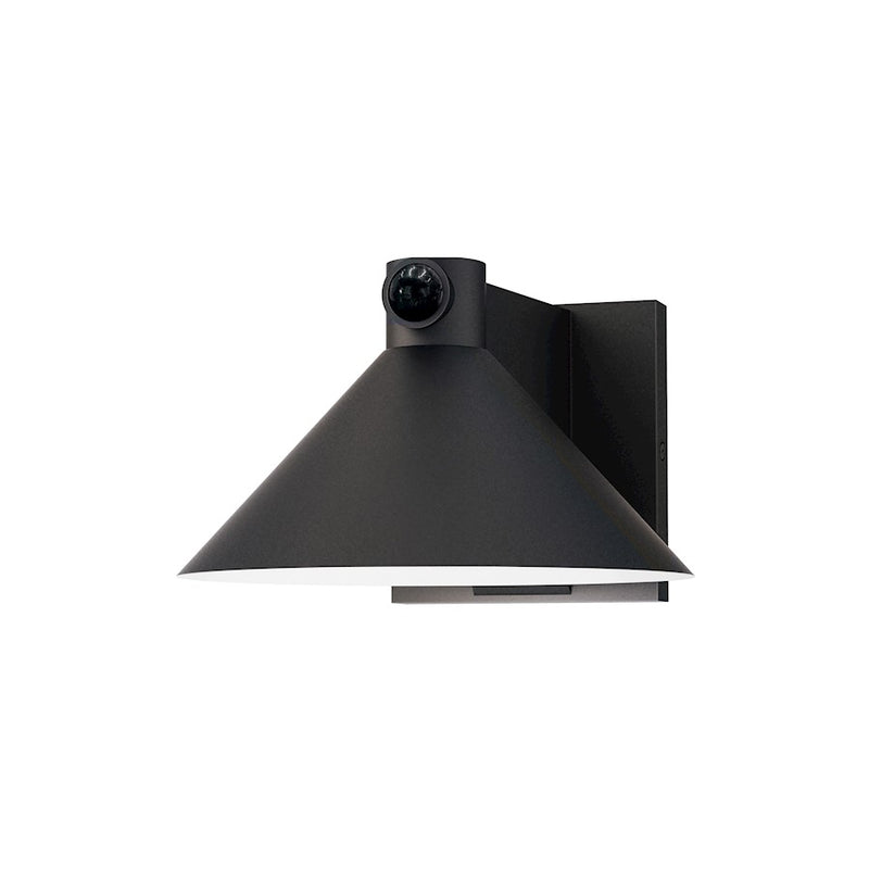 Maxim Lighting Conoid 1Lt Medium LED Outdoor Sconce/Dusk Dawn, BK