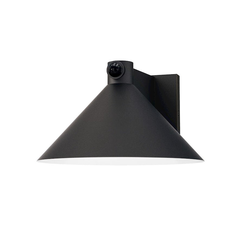Maxim Lighting Conoid 1Lt Large LED Outdoor Sconce/Dusk Dawn, BK