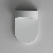 Maxim Lighting Ledge 7in 1-Light Outdoor ADA Wall Sconce | Modern White Aluminum and Glass | Entryway & Patio | 4.75 x 7 in | Model 86196WT
