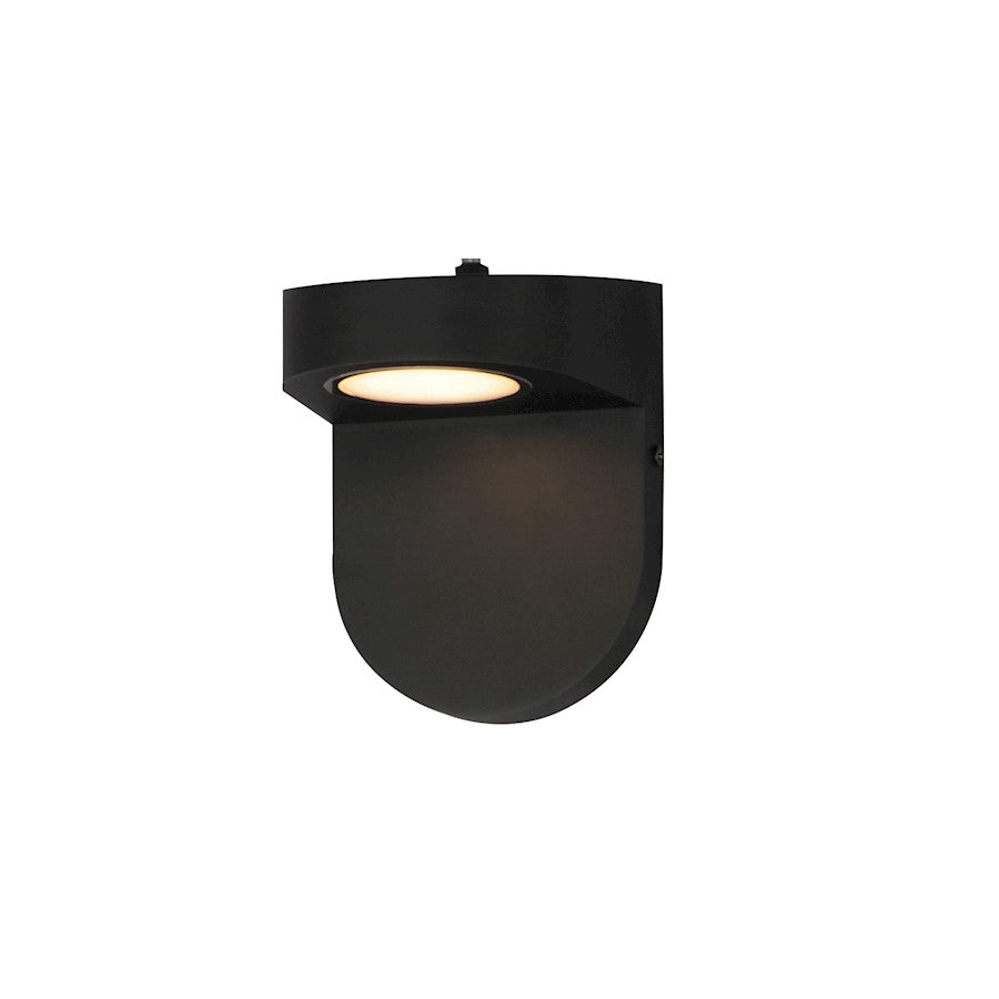 Maxim Lighting Ledge 1Lt LED Outdoor Wall Sconce/Photocell, Black - 86198BK-PHC