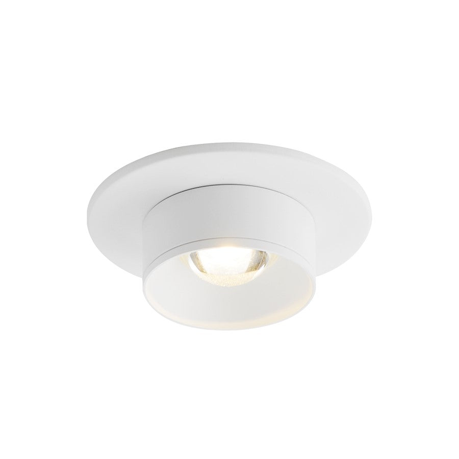 Maxim Lighting Caldera 1 Light 120-277V LED Flush Mount, White - 86210WT