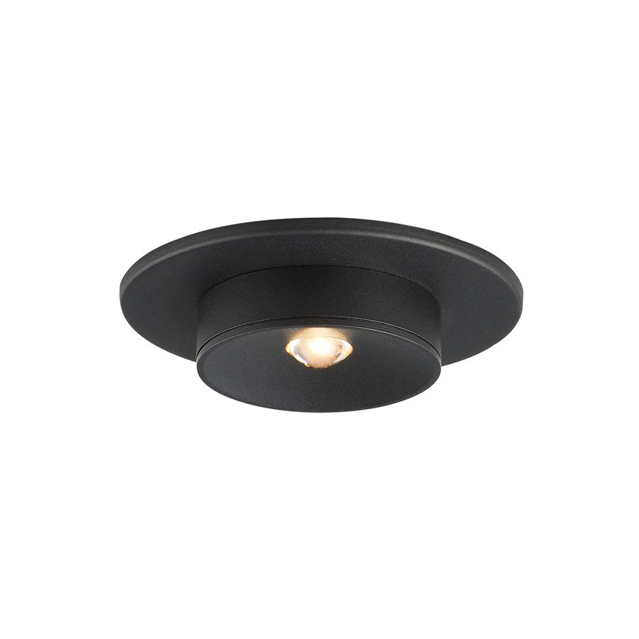 Maxim Lighting Caldera 1 Light Semi-Flush Mount, Black - 86211BK