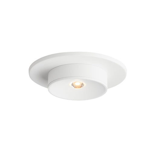 Maxim Lighting Caldera 1 Light Semi-Flush Mount, White - 86211WT