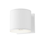 Maxim Lighting Stout 1 Light Round 120-277V Wall Sconce, White - 86214WT