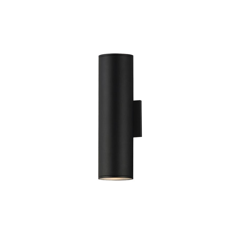 Maxim Lighting Stout 2 Light Outdoor Wall Mount, Black