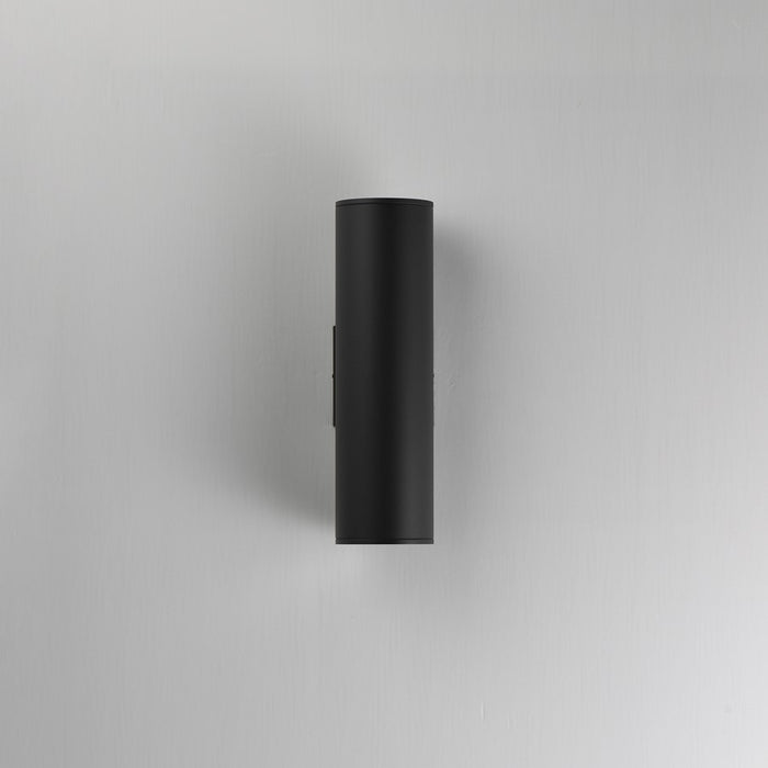 Maxim Lighting Stout 2 Light Outdoor Wall Mount, Black