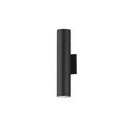 Maxim Lighting Caldera 2 Light 15" Outdoor Wall Mount, Black - 86223BK