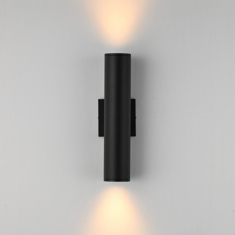 Maxim Lighting Caldera 2 Light 15" Outdoor Wall Mount, Black