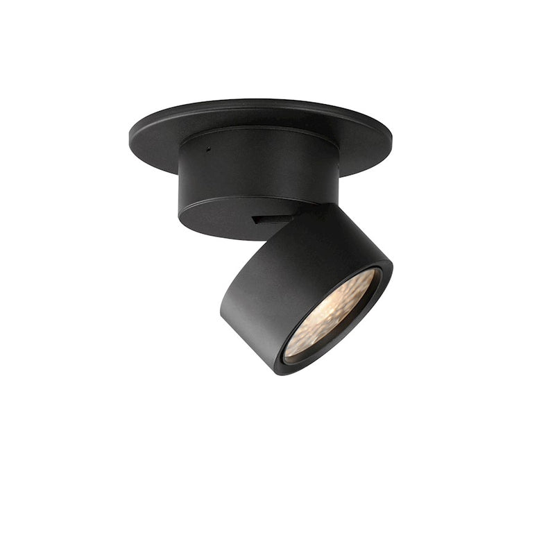 Maxim Lighting Swinger 1 Light Mini Adjustable LED Flush Mount, Black