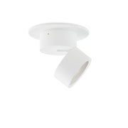 Maxim Lighting Swinger 1 Light Mini Adjustable LED Flush Mount, White - 86240WT