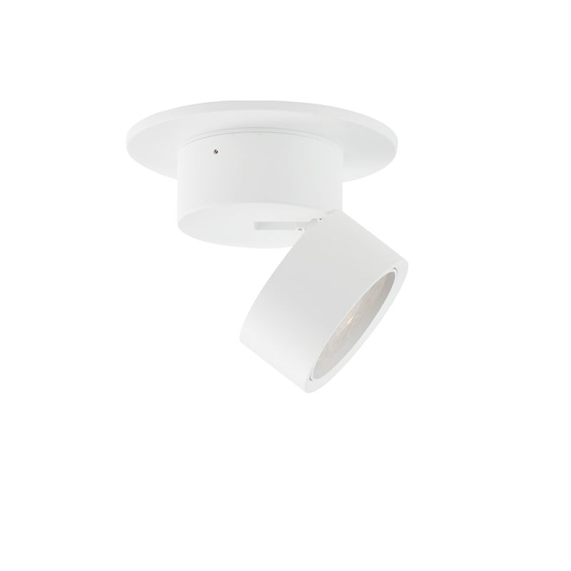 Maxim Lighting Swinger 1 Light Mini Adjustable LED Flush Mount, White