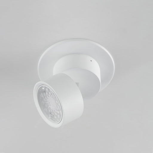 Maxim Lighting Swinger 1 Light Mini Adjustable LED Flush Mount, White