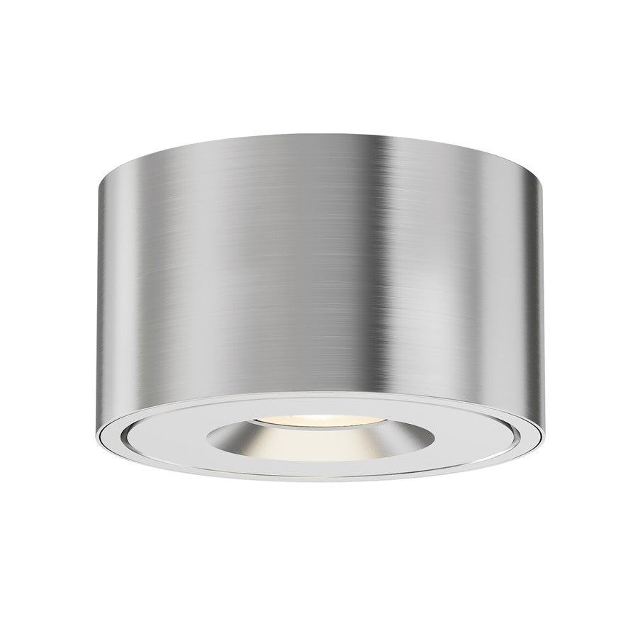 Maxim Lighting Fulcrum 1 Light 2.75" Flush Mount, Brushed Aluminum - 86250AL