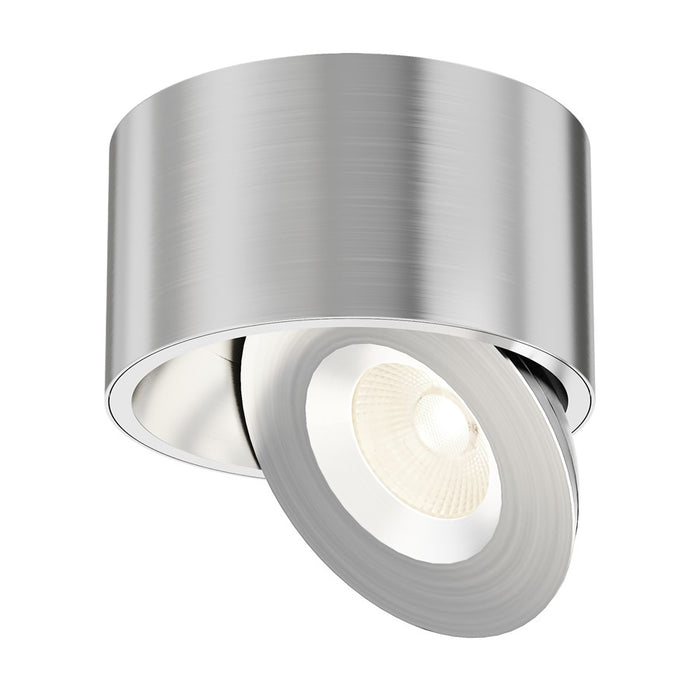 Maxim Lighting Fulcrum 1 Light 2.75" Flush Mount, Brushed Aluminum