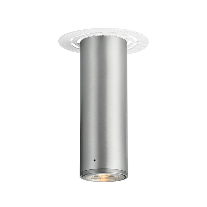 Maxim Lighting Fulcrum 1 Light 7.5" Flush Mount, Brushed Aluminum