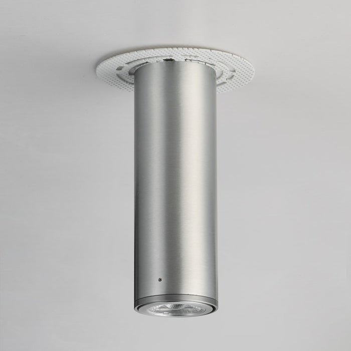Maxim Lighting Fulcrum 1 Light 7.5" Flush Mount, Brushed Aluminum