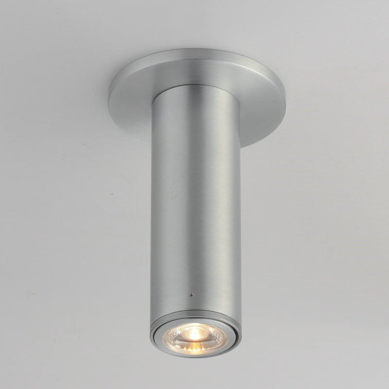 Maxim Lighting Fulcrum 1 Light 7.5" Flush Mount, Brushed Aluminum
