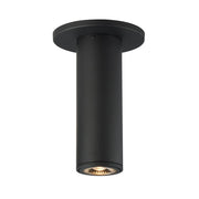 Maxim Lighting Fulcrum 1 Light 7.5" Flush Mount, Black - 86251BK