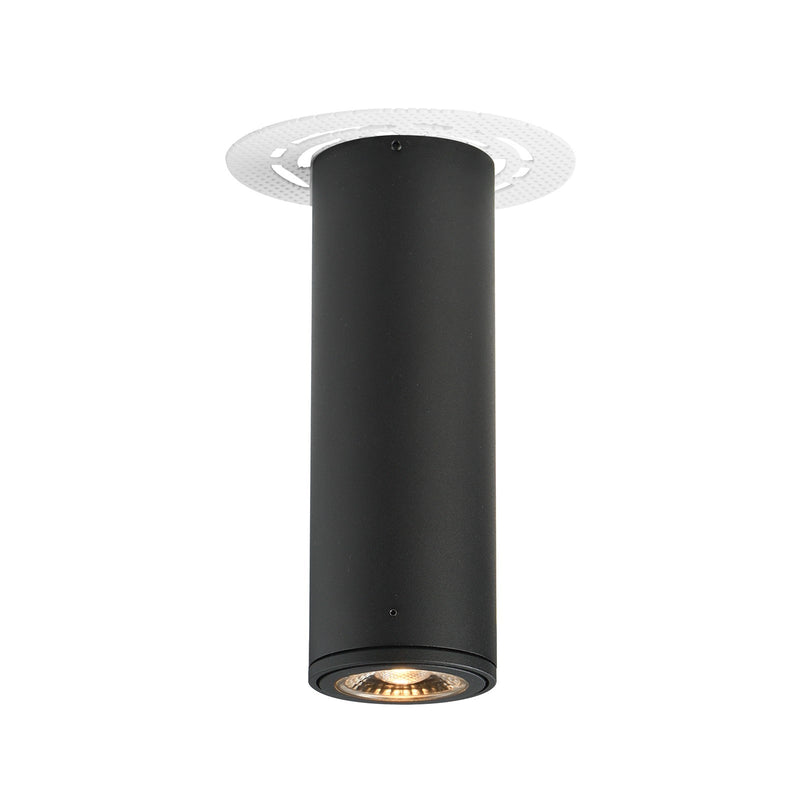 Maxim Lighting Fulcrum 1 Light 7.5" Flush Mount, Black