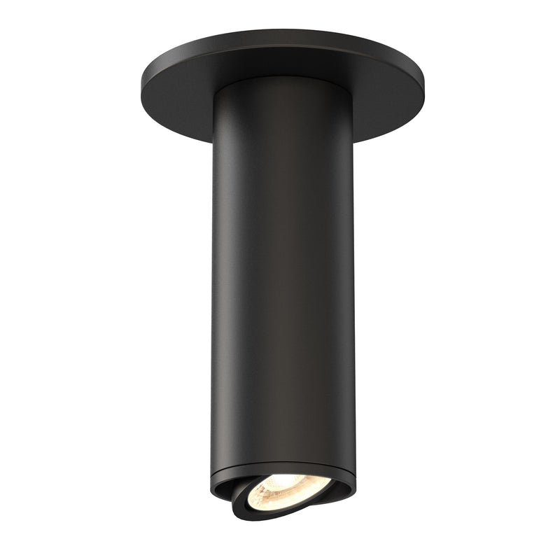 Maxim Lighting Fulcrum 1 Light 7.5" Flush Mount, Black