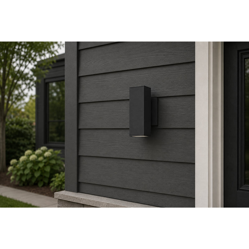 Maxim Lighting Culvert 1Lt 7.5" DownLt LED Outdoor Sconce DS, Black