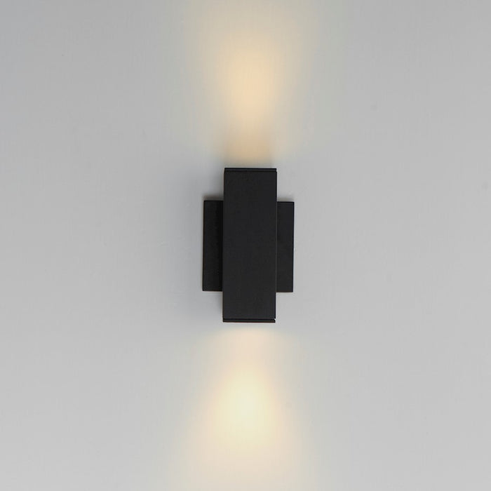 Maxim Lighting Culvert 2 Light 7.5" LED Outdoor Wall Sconce, Black