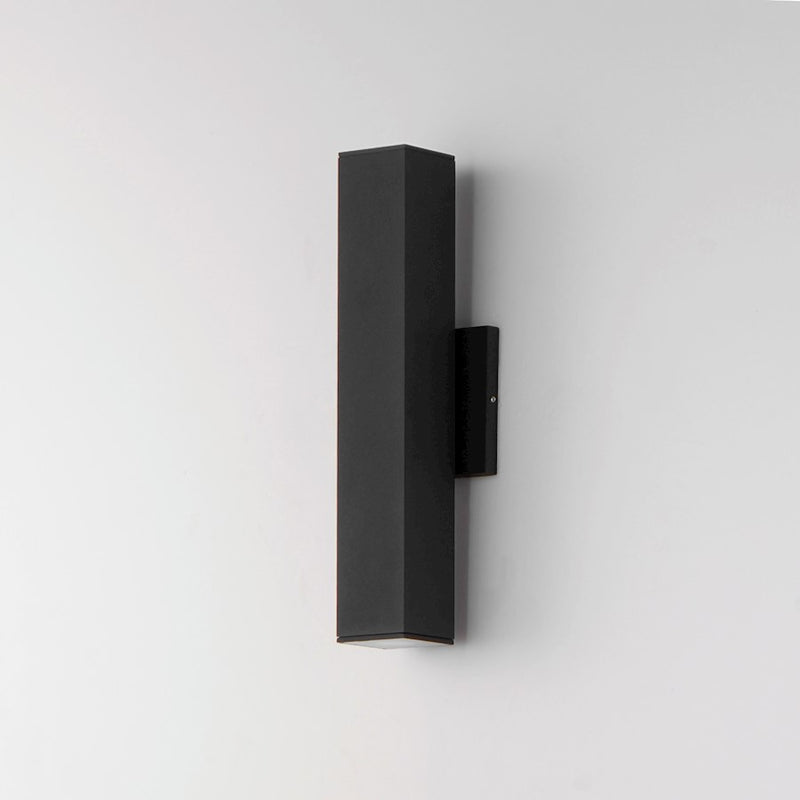 Maxim Lighting Culvert 2 Light 15" LED Outdoor Wall Sconce, Black