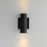 Maxim Lighting Calibro 2 Light 7.5" LED Outdoor Wall Sconce, Black