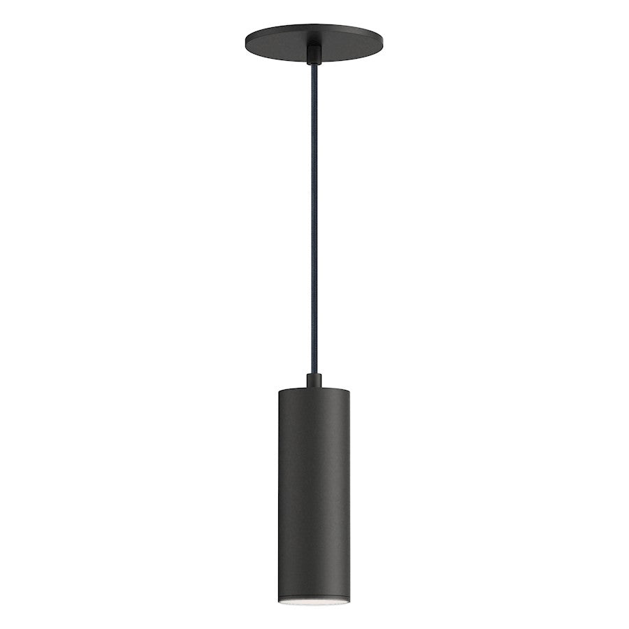 Maxim Lighting Calibro 1 Light 7.5" LED Outdoor Pendant, Black - 86436BK