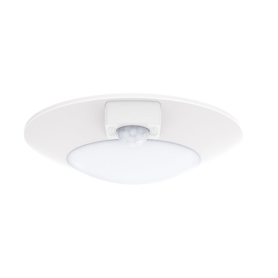 Maxim Lighting Diverse 1 Light 7" Utility Items/3000K, White/White - 87403WTWT