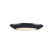 Maxim Lighting Diverse 1 Light Flush Mount, Black/White - 87643WTBK