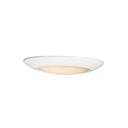 Maxim Lighting Diverse 1 Light 8" LED Flush Mount/4000K, White/White - 87644WTWT