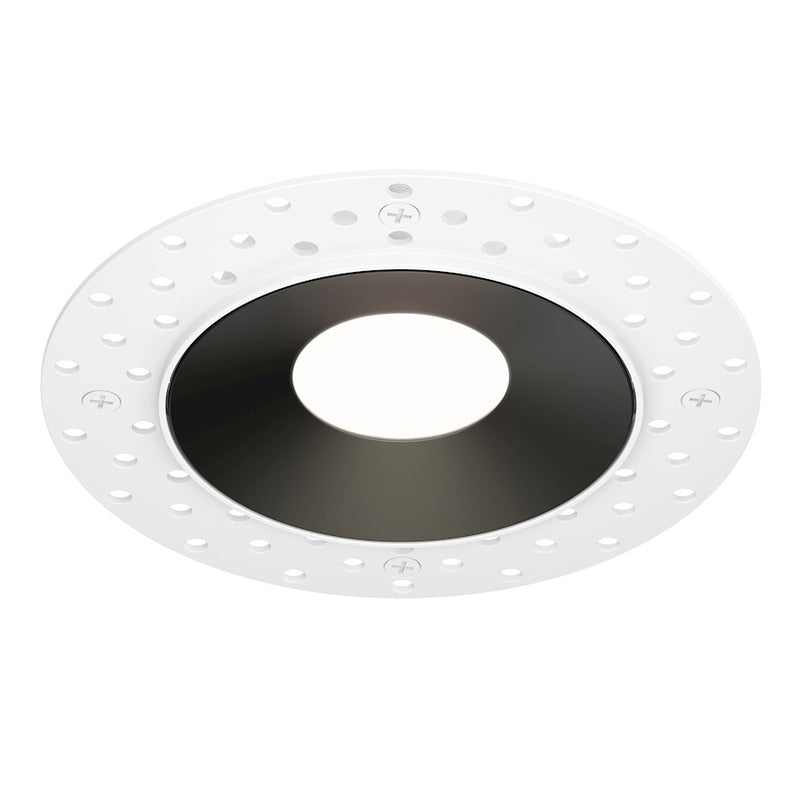 Maxim Lighting Crisp 1 Light 6" Trimless LED Downlight 5CCT, Black